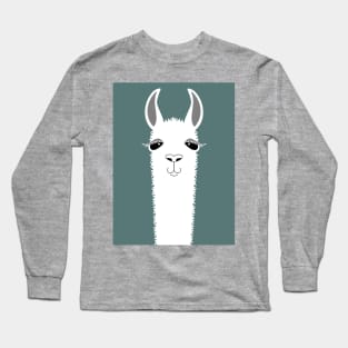 LLAMA PORTRAIT #7 Long Sleeve T-Shirt